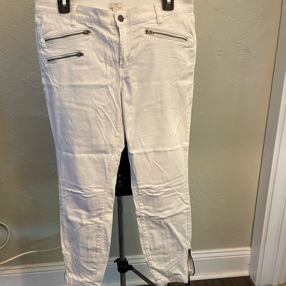 J. Crew white cropped - Picture 1 of 3